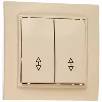 Выключатель - Permutator проходной (двухклавишный) "Dusel" Rich