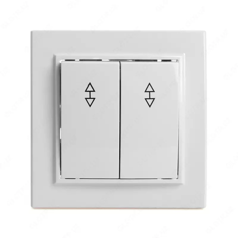 Выключатель реверсивный (двухклавишный) "Dusel" Rich