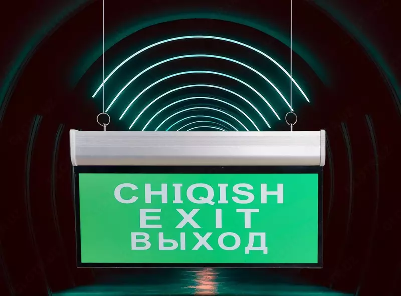 Аварийное светодиодное табло (Выход-Exit) "Dusel" EX3