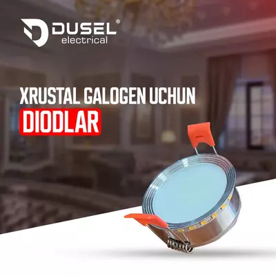 Kristal lampalar uchun halogen diod (haydovchi) "Dusel" 4500/6500 K - 7 147.4 so'm / dona
