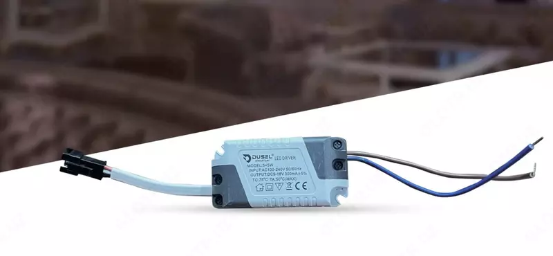 Галогеновый драйвер для хрустальных светильников (дроссель) "Dusel" 5+5W, 100-240V (Белый/серый)