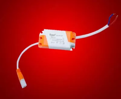 Акриловый драйвер для LED светильников (дроссель) "Dusel" 8-24W, 175-265V (Белый/оранжевый)