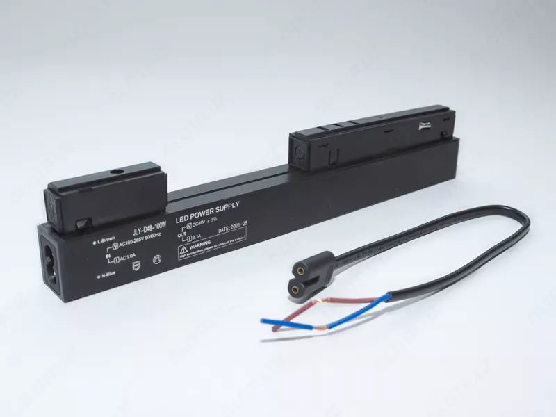 Блок питания для магнитного трекового светильника (встраиваемый) "Dusel" Ma5, 100W, 48V