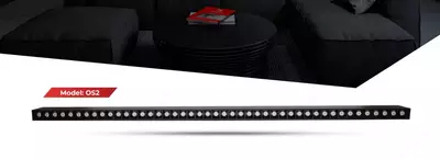 Офисный линейный LED светильник (120 см) "Dusel" OS2, 45W, 4000K, IP20