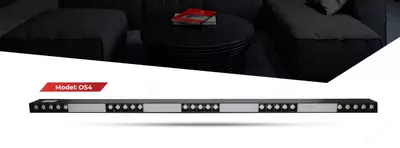 Ofis chiziqli LED yoritgichi (120 sm) "Dusel" OS4, 45W, 4000K, IP20