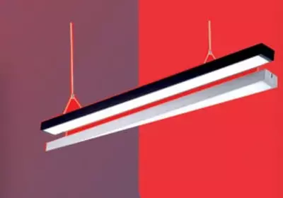 Офисный линейный LED светильник (3-х сторонний) "Dusel" 120 градусов