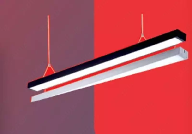Офисный линейный LED светильник (2-х сторонний) "Dusel" 120 градусов