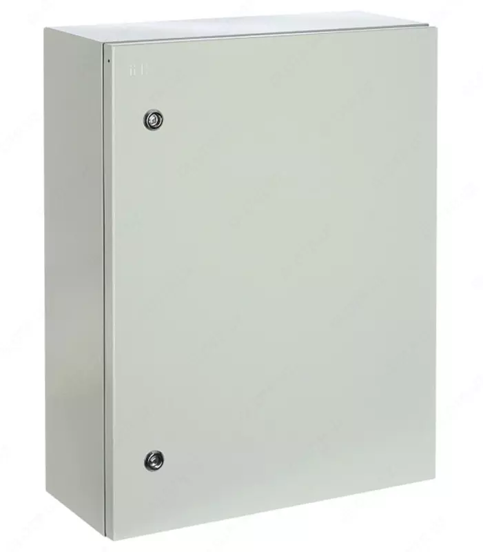 SHMP (0,6 mm) o'rnatish paneli bilan metall elektr paneli "Dusel" IP-31, 400 x 400 x 160 mm (kulrang)