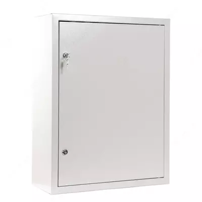 SHMP (0,8 mm) o'rnatish paneli bilan metall elektr panel "Dusel" IP-54, 500 x 400 x 200 mm (kulrang)