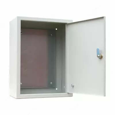 SHMP (0,8 mm) o'rnatish paneli bilan metall elektr paneli "Dusel" IP-31, 800 x 600 x 200 mm (kulrang)