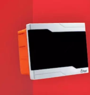 Plastik elektr panel qutisi (4 modulli) "Dusel" V-4, IP40 (Oq/qora)