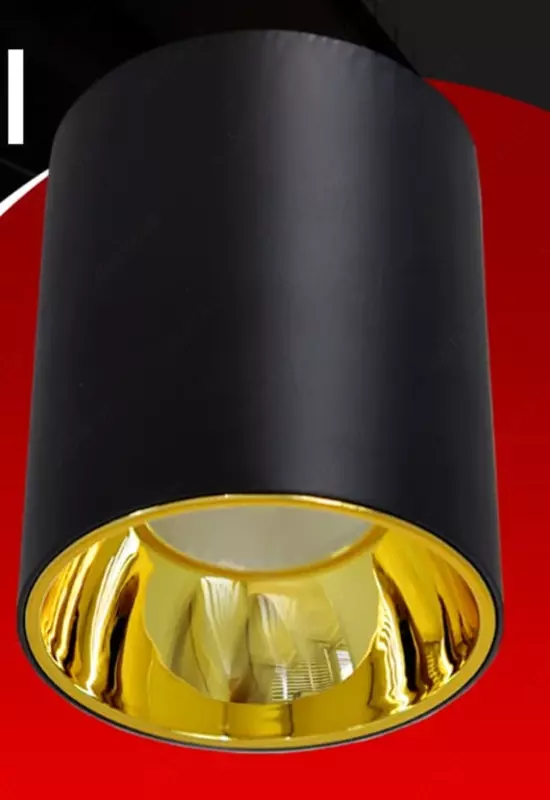 HI-TECH потолочный светильник "Dusel" Miranda 002, 12W, 6500K (Black+Gold) NEW