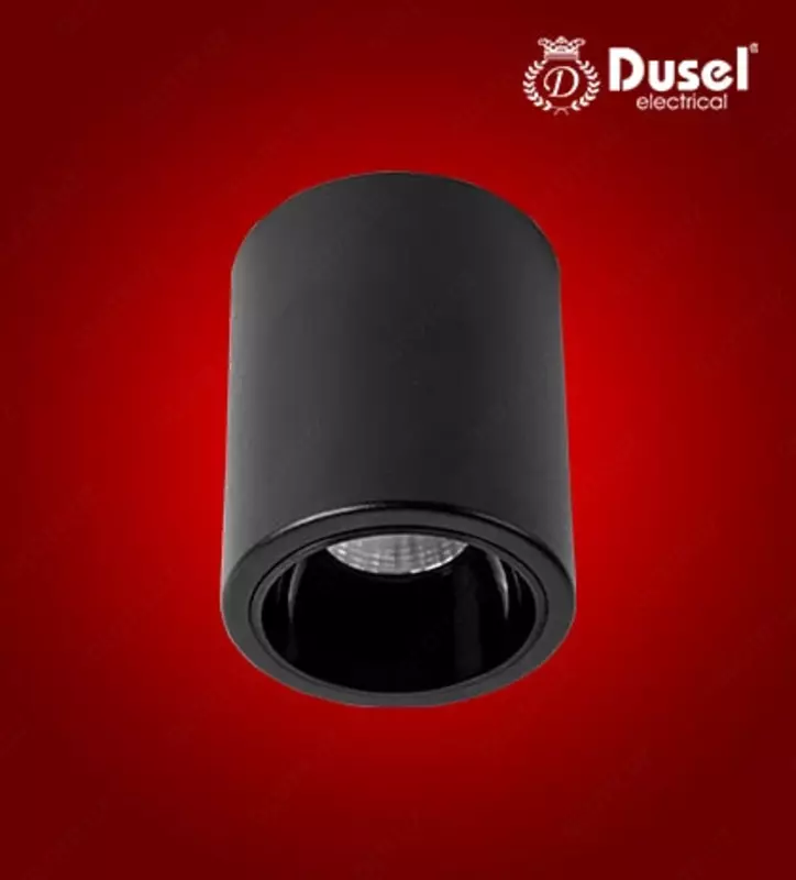 HI-TECH потолочный светильник "Dusel" Miranda 003, 12W, 6500K (Black+Black) NEW