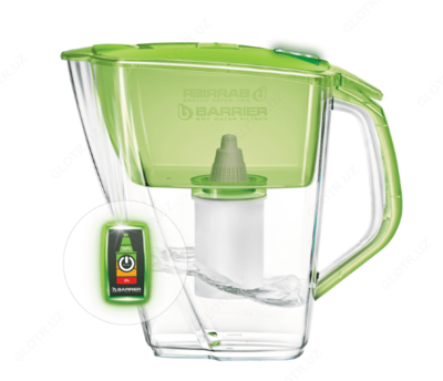Фильтр-кувшин для воды Барьер Прайм Опти-Лайт зеленое яблоко 4