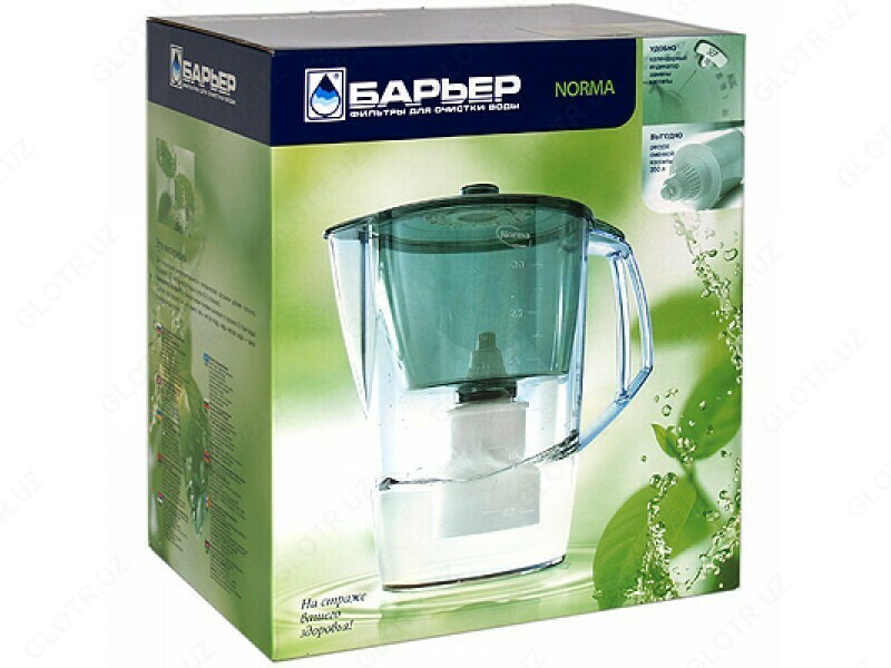 Фильтр-кувшин для очистки воды "БАРЬЕР Норма" малахит 3