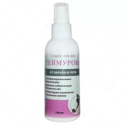 Спрей для ног Теймурова от пота и запаха