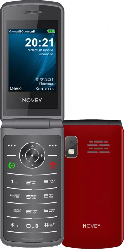 Мобильный телефон NOVEY Z1  128 Мб  Red