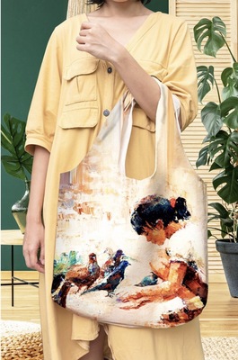 Сумка-шоппер (более 10 видов расцветок, также Вы можете заказать свой принт)