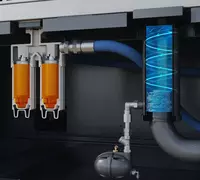 Двухступенчатый винтовой компрессор "Dalgakiran" IMPETUS VSD 250