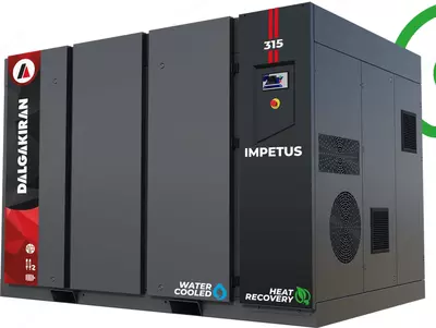 Ikki bosqichli vintli kompressor "Dalgakiran" IMPETUS VSD 315