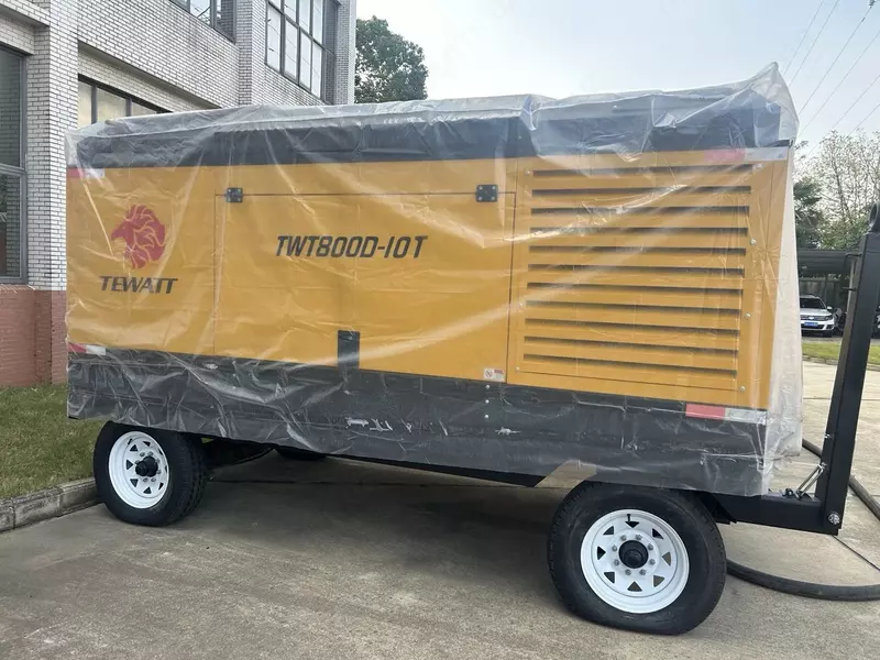 Дизельный передвижной компрессор TEWATT TWT 800D