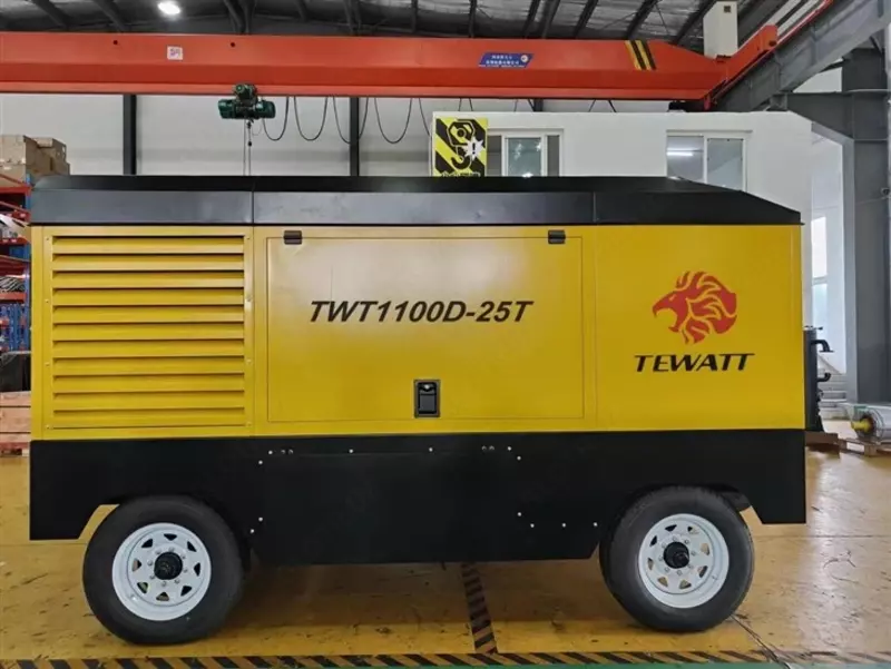 Передвижные воздушные компрессоры TEWATT 1100 куб.