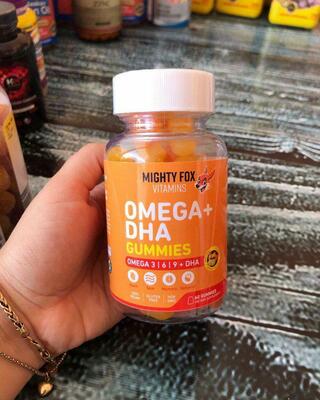 Vitaminy "Mighty Fox vitaminlari bolalar Vegan Omega 3 6 9 DHA Gummies Vitamin C" - 478 529.2 so'm / dona