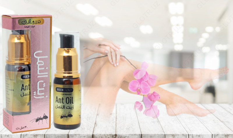 Муравьиное масло Ant oil против роста нежелательных волос от Hemani 30ml - 80 000 сум