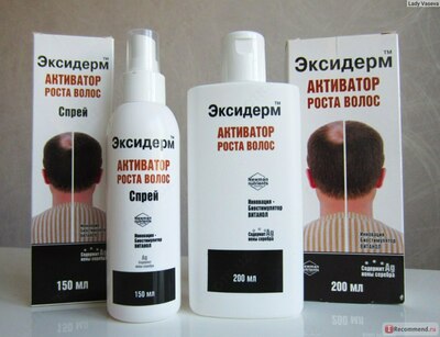 150 000 so'm / dona "Exiderm - soch o'sishini faollashtiruvchi" emulsiyasi.