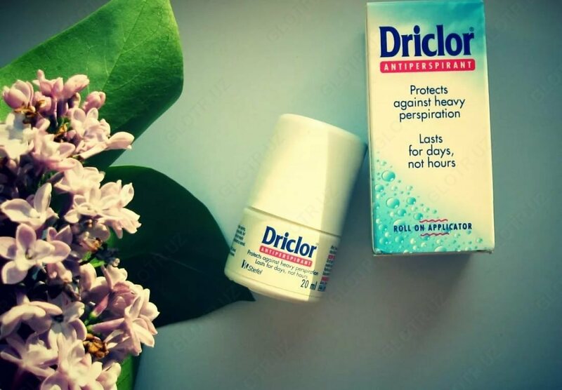 Qattiq terlash uchun antiperspirant Driklor