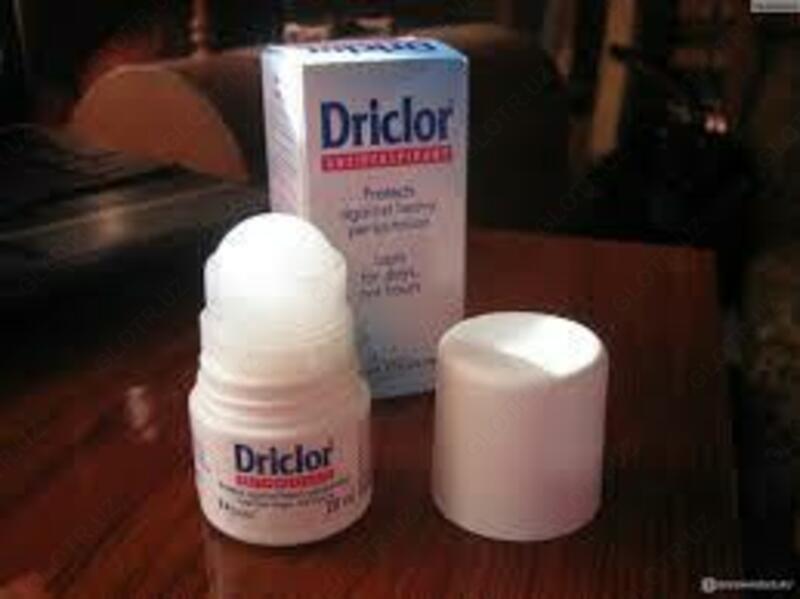 Qattiq terlash uchun antiperspirant Driklor