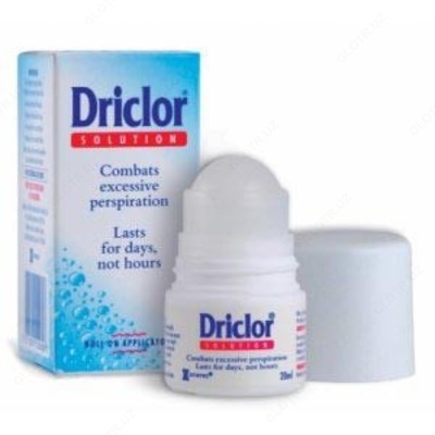 Qattiq terlash uchun antiperspirant Driklor