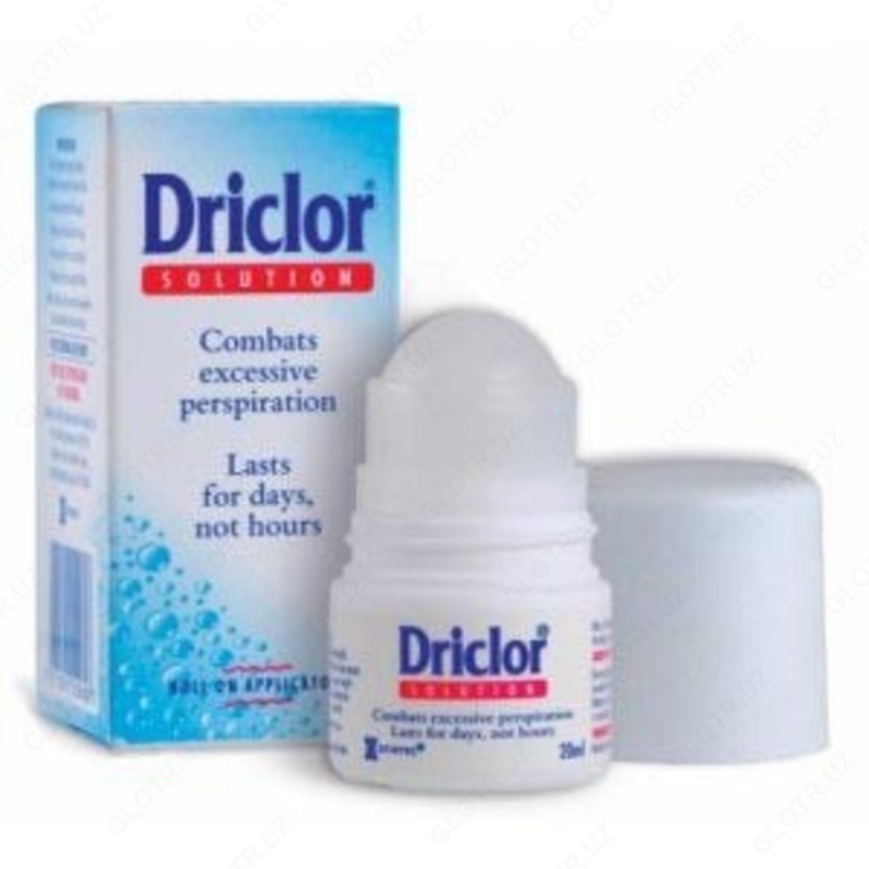 Qattiq terlash uchun antiperspirant Driklor