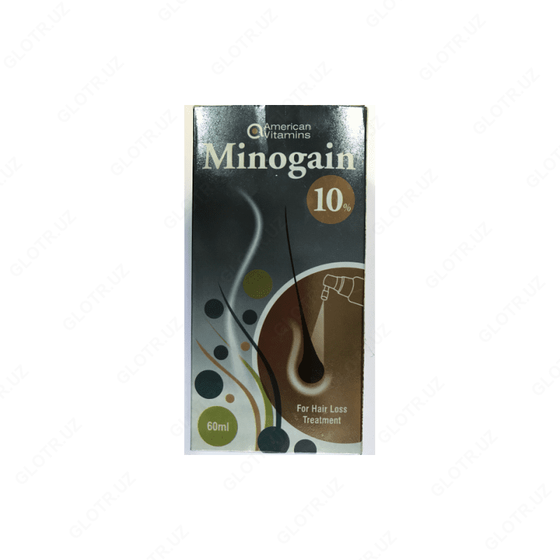 Minogain (minoksidil) soch va soqol o'sishi uchun 10% - 240 000 so'm