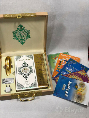 Книжка-ручка золотого цвета LILSHOP.UZ