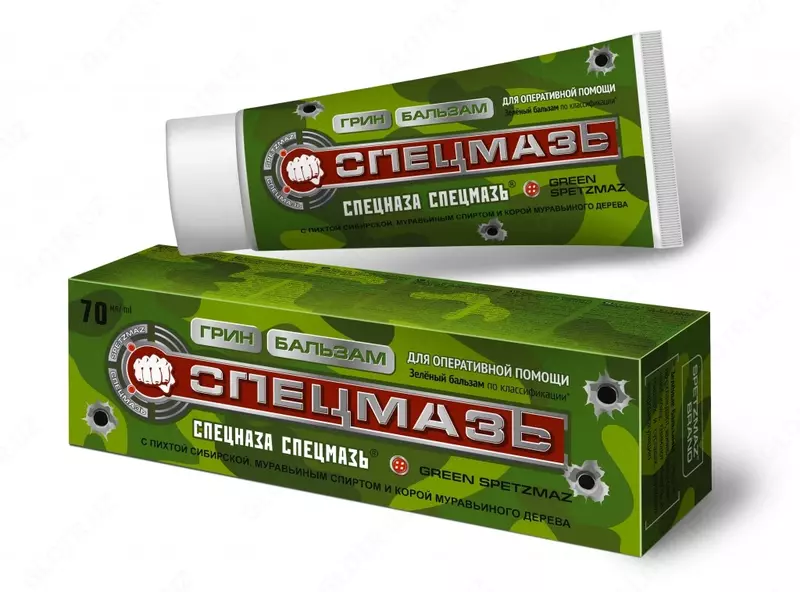 Грин бальзам СПЕЦНАЗА СПЕЦМАЗЬ