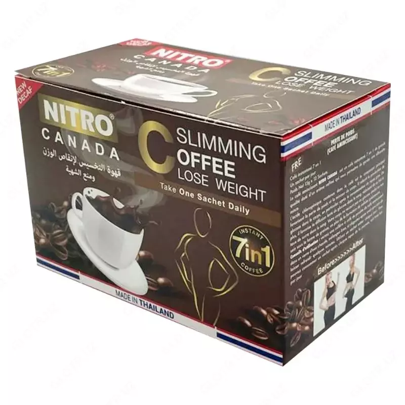Кофе для похудения Nitro Canada slimming coffee 7-in-1 - 190 000 сум