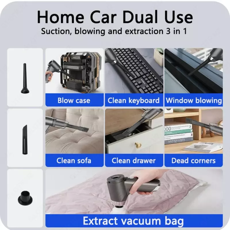 Портативный автомобильный пылесос