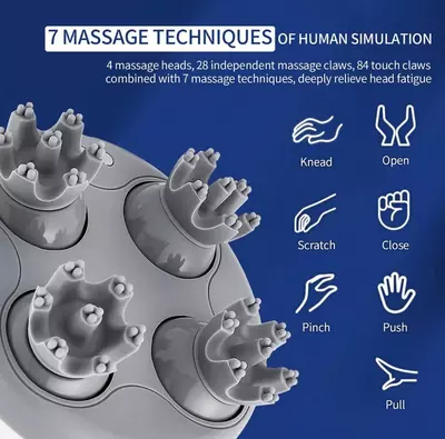 Портативный пальчиковый массажер для головы и тела Только в розницу