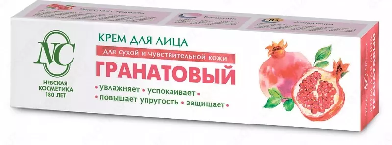 Крем для лица «Невская Косметика Гранатовый»