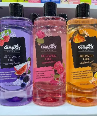 Гели для душа Ultra Compact Cleare