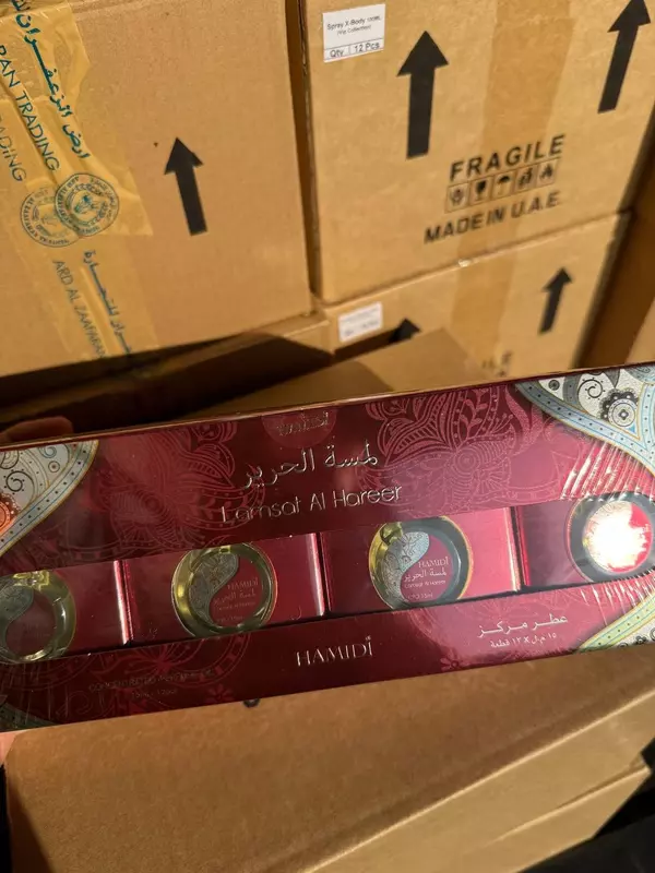 Hamidi brendining lamsat al Hareer parfyumeriya to'plami