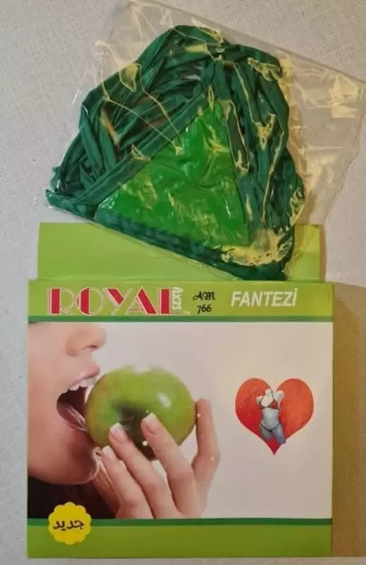 Съедобное нижнее белье "Royale Fantezi" со вкусом зеленого яблока (NEW)