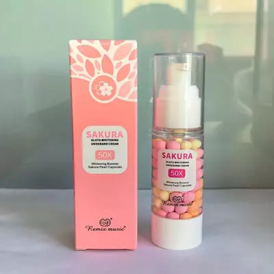 Крем для отбеливания подмышек "Sakura Gluta" Brightening Underarm Cream