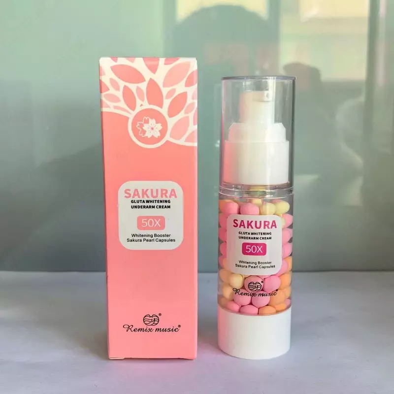 Крем для отбеливания подмышек "Sakura Gluta" Brightening Underarm Cream
