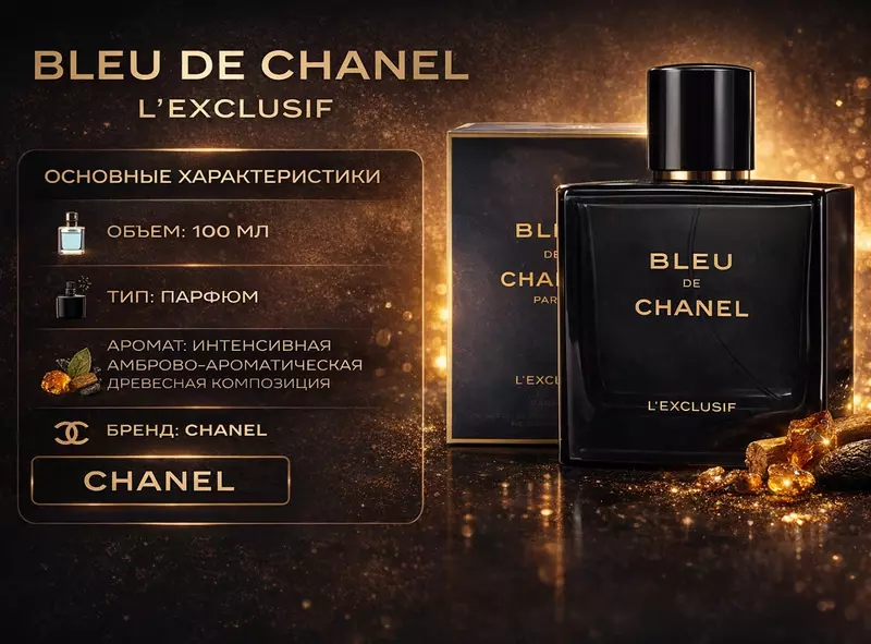 Мужской парфюм Chanel Bleu de Chanel LExclusif