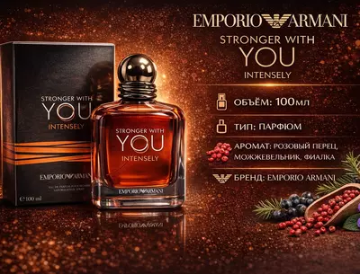 Erkaklar uchun parfyum Emporio Armani Stronger With You Intensely