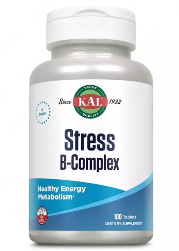 Витамины KAL Stress B-Complex (100 таблеток)
