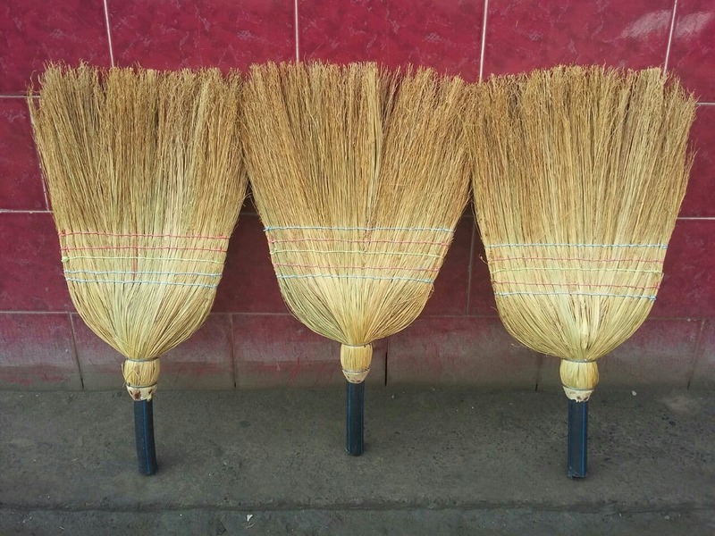 sorghum broom