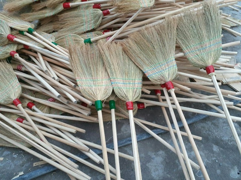 sorghum broom